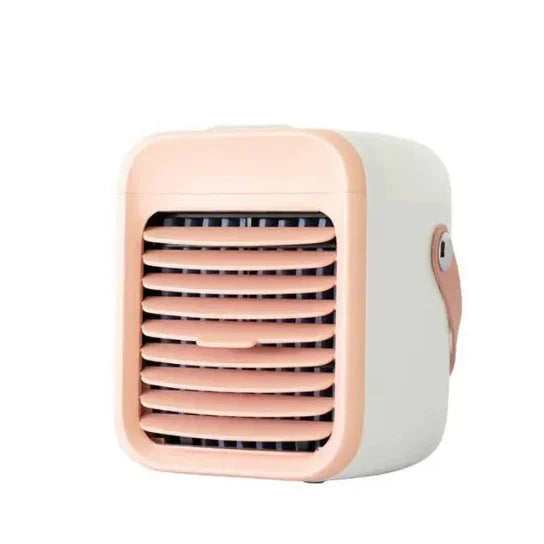 Portable Mini Air Cooler Fan – 3-in-1 Cooling Fan & Humidifier | Cordless USB Rechargeable