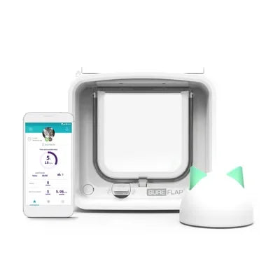 SureFlap Microchip Cat Flap Connect – Smart Connected Cat Door with Hub Compatibility