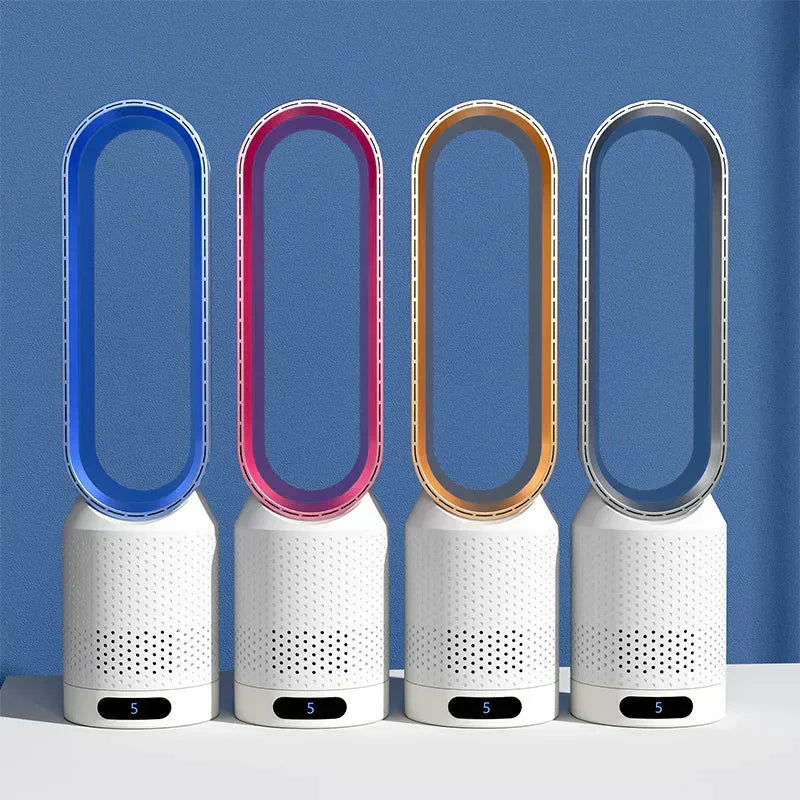 BreezeAir 3-in-1 Bladeless Air Cooler, Air Purifier & Fan – 8 Speed Settings with 90° Oscillation