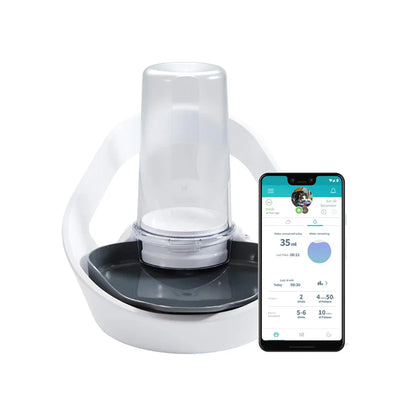 Sure Petcare Felaqua Connect Smart Pet Water Bowl – White | Connected Hydration Monitor for Cats & Small Dogs